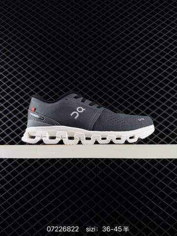 On Running Cloud X4 Light Grey Dark Grey Neon Green Black EU 36-45 Running Shoe Running Sneakers - Unisex (BS-85003)
