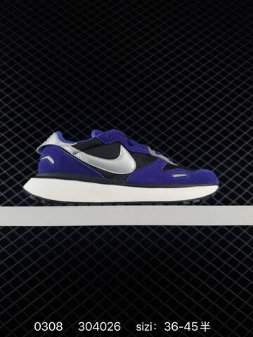 Nike Phoenix Waffle Black White 36-45 Running - Unisex (BS-72744)