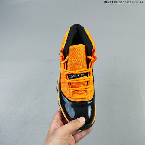 Jordan Air Jordan 11 Retro Low Orange Black 36 47 Basketball - Unisex (BS-63490)