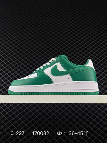 Nike Air Force 1 Low Green White EU 36-45 Lifestyle - Unisex (BS-72936)