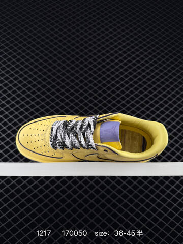Nike Air Force 1 07 LV8 Yellow Purple EU 36-45 Casual - Unisex (BS-73645)