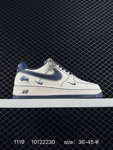 Nike Air Force 1 Low White Navy Red EU 36-45 5 Lifestyle - Unisex (BS-74132)