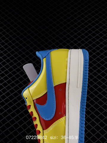 Nike Air Force 1 07 LV8 Yellow Red Blue White EU 36-45 Lifestyle - Unisex (BS-70131)
