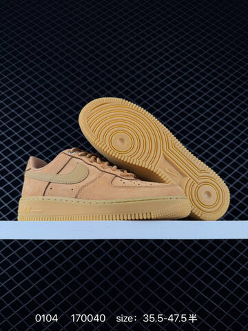 Nike Air Force 1 07 Tan Gum 35 5-47 5 Lifestyle - Unisex (BS-73325)