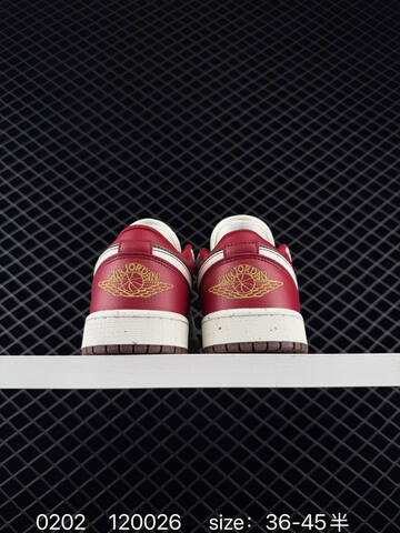 Jordan Air Jordan 1 Low White Brown Red Sail EU 36-45 Sneaker - Unisex BS-79730