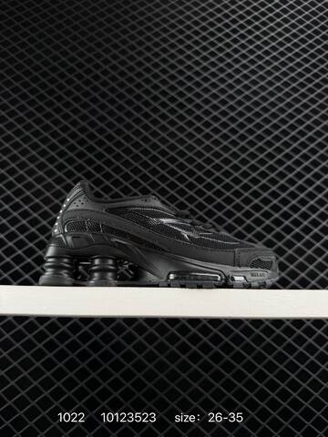 Nike Shox Ride 2 Olive Khaki Black Red Cream Brown Triple Black 26-35 Running - Women's (BS-74651)