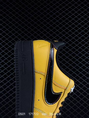 Nike Air Force 1 07 Low GX Yellow Black EU 36-45 Lifestyle - Unisex (BS-71750)