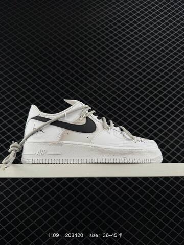 Nike Air Force 1 07 White Black EU 36-45 Lifestyle - Unisex (BS-74293)