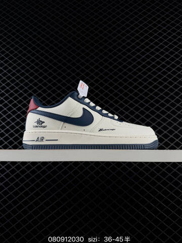 Nike Air Force 1 Low Off White Black Navy Red Brown EU 36-45 Skate - Unisex (BS-69865)