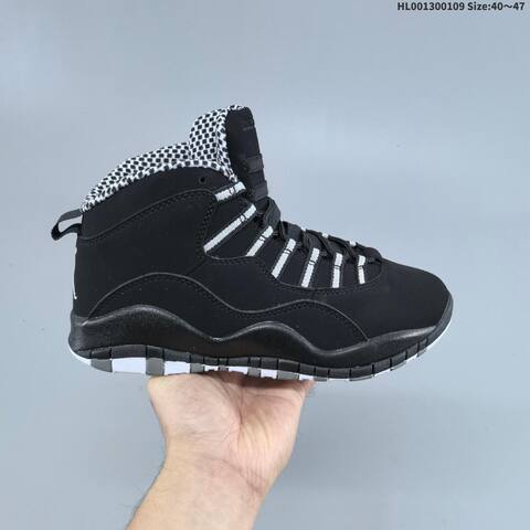 Jordan Air Jordan 10 Retro Black White Grey EU 40-47 Basketball - Men's (BS-67042)