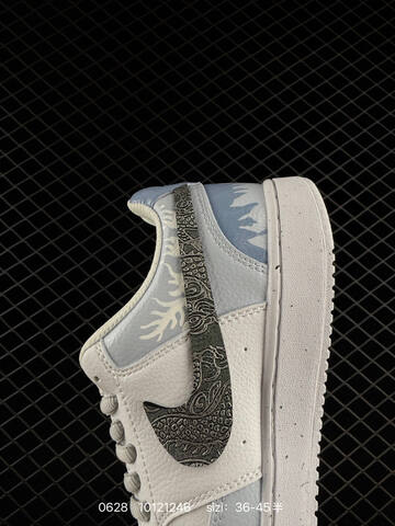 Nike Court Vision 1 Low White Light Blue Silver EU 36-45 Skate Shoe - Unisex BS-70534