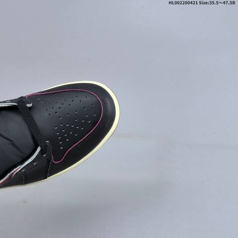 Jordan Air Jordan 1 High OG Black Muslin With Multicolor Accents 35 5 47 5 Casual - Unisex (BS-66091)
