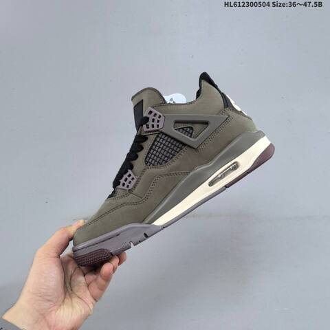 Jordan Air Jordan 4 Retro SP A Ma Mani Re Dark Mocha Taupe Gray Black EU 36-47 5 Lifestyle - Unisex (BS-66054)