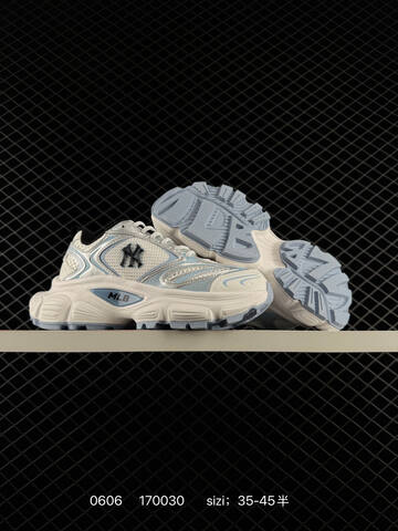 MLB Chunky Liner White Silver Light Blue EU 35-45 Sneaker Casual Sneakers - Unisex