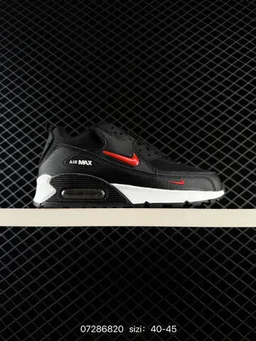 Nike Air Max 90 Black White Red Gray EU 40-45 Lifestyle - Men s BS-70049
