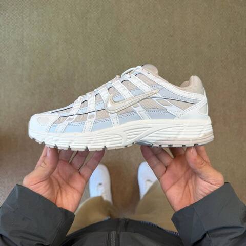 Nike P-6000 White Light Grey Running (BS-87056)