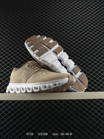 On Cloud 6 Khaki White EU 36-45 Running Shoe Running Sneakers - Unisex (BS-85519)