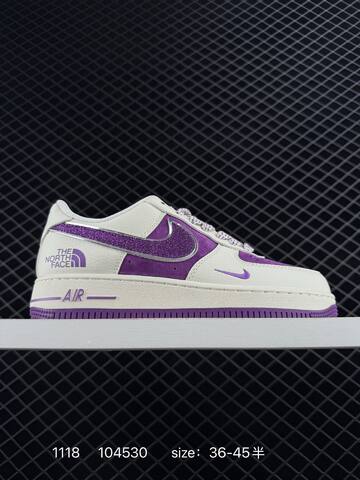 Nike Air Force 1 07 LV8 White Purple EU 36-45 5 Lifestyle - Unisex (BS-74144)