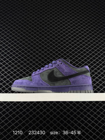 Nike SB Dunk Low Pro Purple Black EU 36-45 Skate - Unisex (BS-73779)