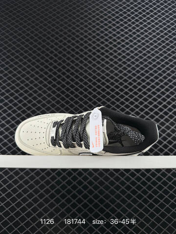 Nike Air Force 1 07 Low White Black 36-45 Casual - Unisex (BS-73983)