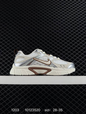Nike V5 RNR White Silver Brown 28-35 Running - Women's (BS-73863)