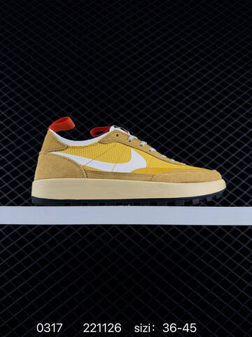 Nike Tom Sachs x Nike Craft General Purpose Shoe Grey White With Orange Accents 40-45 Lifestyle - Men's (BS-72624)