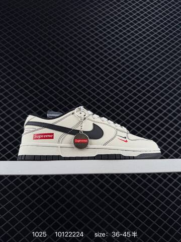 Nike SB Dunk Low Supreme Sail Light Grey EU 36-45 5 Skate - Unisex (BS-74584)