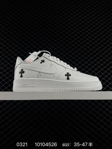 Nike Air Force 1 07 CW2288-111 White With Black Star Graphics 35-47 5 Lifestyle - Unisex (BS-72540)