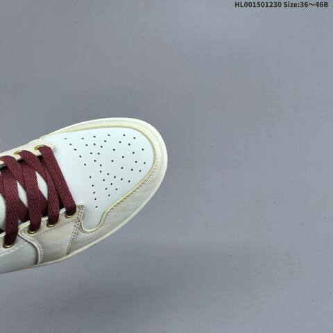 Jordan Air Jordan 1 Mid White Burgundy Cream Black EU 36-46 Basketball - Unisex (BS-67182)