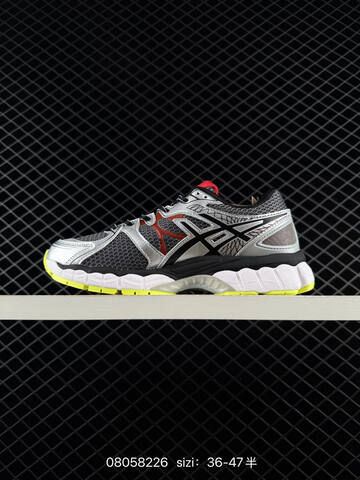ASICS Gel-Nimbus 16 Black Silver Red Neon Yellow EU 36-47 Running Shoe Running Sneakers - Unisex BS-81644