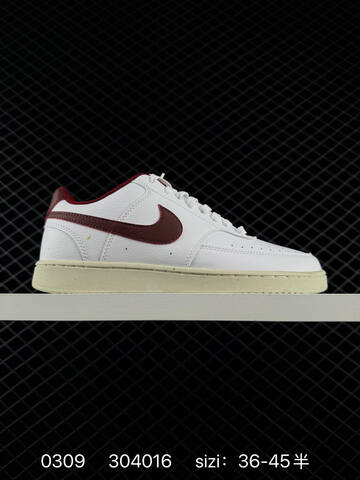 Nike Court Vision Low White Black White Olive Green White Burgundy White Leopard Print EU 36-45 Casual - Unisex (BS-72721)