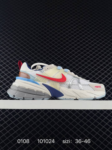 Nike V2K Run White Silver Cream Black EU 36-46 Running - Unisex (BS-73258)