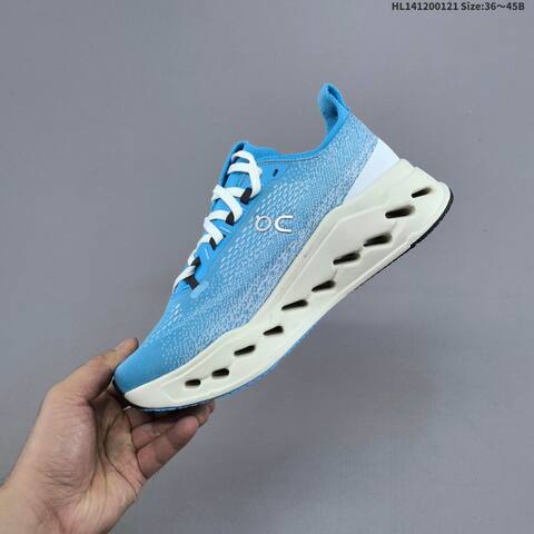On Cloudsurfer Max Bright Blue White Black EU 36-45 Running Shoe Running Sneakers Unisex BS-69705