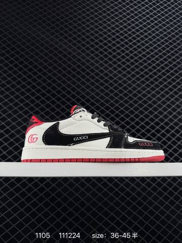 Nike SB Dunk Low White Black Green Gucci EU 36-45 5 Skate - Unisex (BS-74349)
