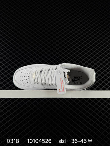 Nike Air Force 1 07 White Black EU 36-45 5 Lifestyle - Unisex (BS-72594)