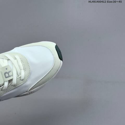 On Running THE ROGER Wildcard White Cream Dark Green EU 36-45 Running Shoe Running Sneakers - Unisex (BS-69617)