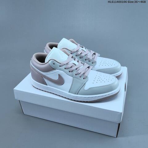 Nike Air Jordan 1 Low Black EU 36-46 Casual - Unisex BS-67087