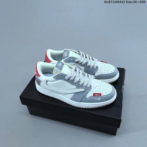 Nike Air Jordan 1 Black White 36 45 Lifestyle - Unisex (BS-66215)