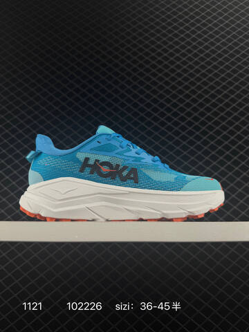 HOKA ONE ONE Challenger 8 Cyan Black White Orange EU 36-45 Trail Shoe Trail Running Sneakers - Unisex (BS-86376)