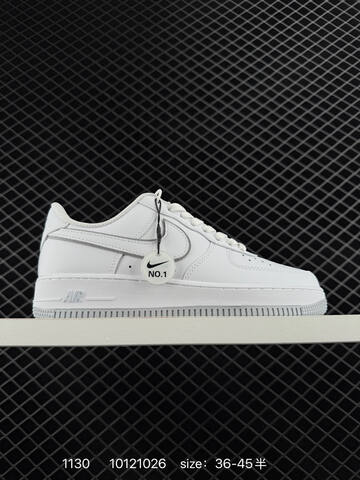 Nike Air Force 1 Low White Black EU 36-45 Casual - Unisex (BS-73924)
