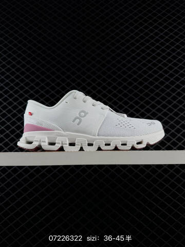 On Cloud X 4 White Pink EU 36-45 Running Shoe Running Sneakers - Unisex (BS-85004)