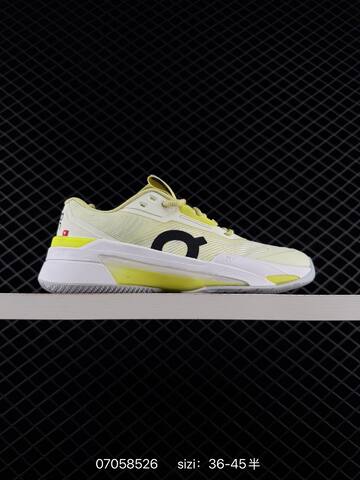 On Cloud 6 Coast Cream White Neon Yellow Black EU 36-45 Running Shoe Running Sneakers - Unisex BS-85075