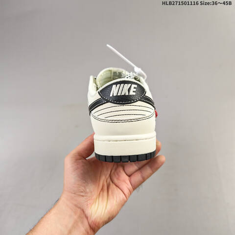 Nike Dunk SB Low Off White Grey Black EU 36-45 Skate Shoe - Unisex (BS-63636)