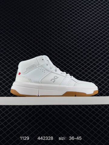On The Roger Mid Club White Gum 36-45 Sneaker Casual Sneakers - Unisex (BS-85453)
