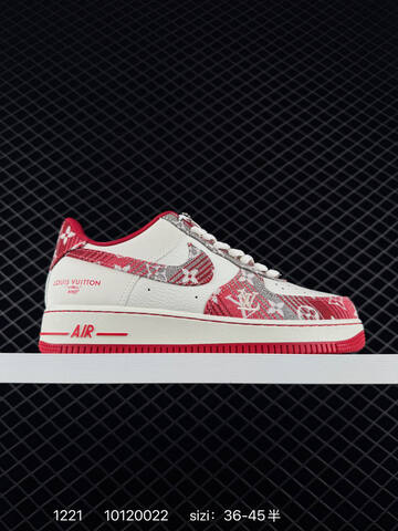 Nike Air Force 1 07 White Red EU 36-45 Lifestyle - Unisex (BS-73555)