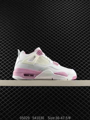Jordan Air Jordan 4 White Pink Black EU 36-47 5 Basketball Shoe - Unisex (BS-81284)