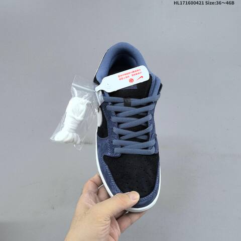 Nike SB Dunk Low Navy Black Light Grey White Olive EU 36-46 Skate Shoe - Unisex (BS-60596)