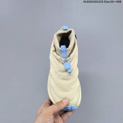 HOKA ONE Kaha 2 FROST MOC GTX Beige Light Blue White Gray EU 36-45 Trail Shoe Trail Running Sneakers - Unisex (BS-69419)