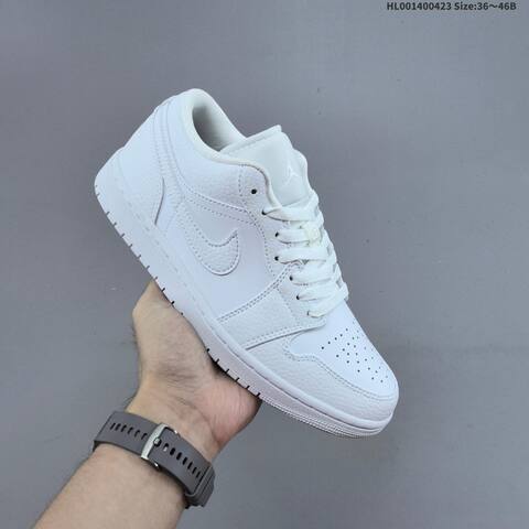 Jordan Air Jordan 1 Low Triple White EU 36-46 Basketball - Unisex BS-66078