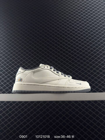 Jordan Air Jordan 1 Low OG SP Travis Scott DM7866 104 Off White Grey EU 36-46 Sneaker - Unisex (BS-80791)